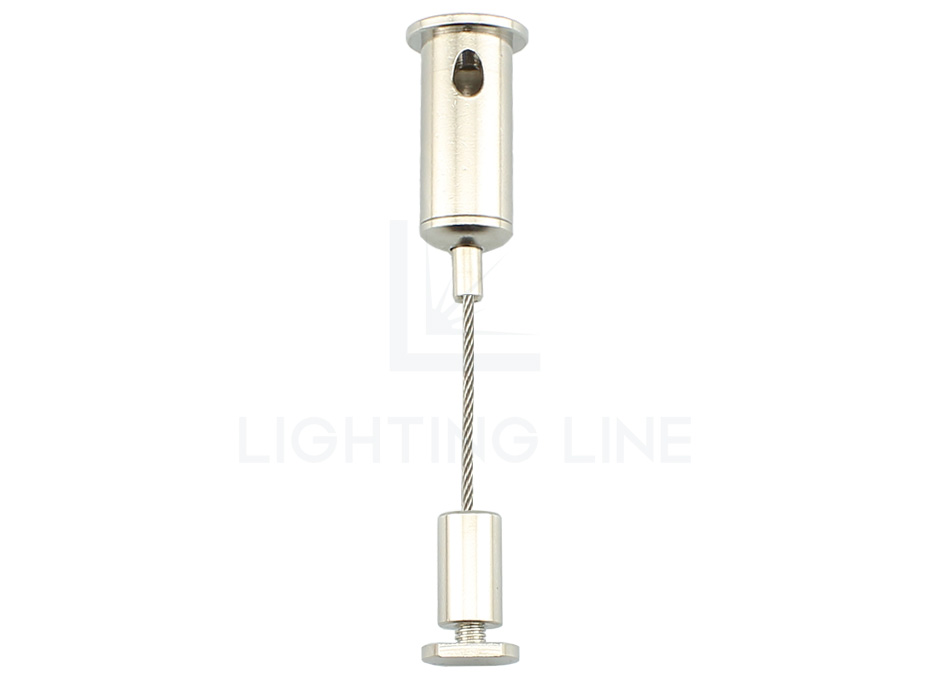 Kit colgador para perfiles suspendidos con regulación cable superior, 1 cable, longitud 2m PRM-CL01-M