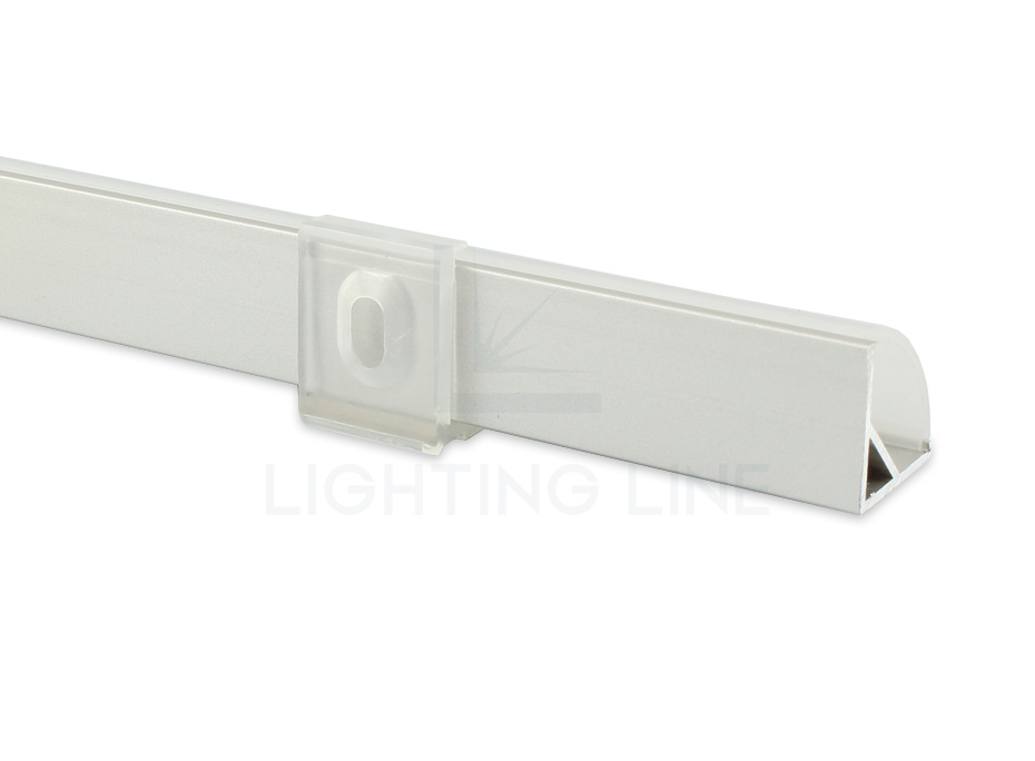 Grapa de montaje de plástico para perfil esquinero AN02-08 y AN03-08 PRM-ES05-P
