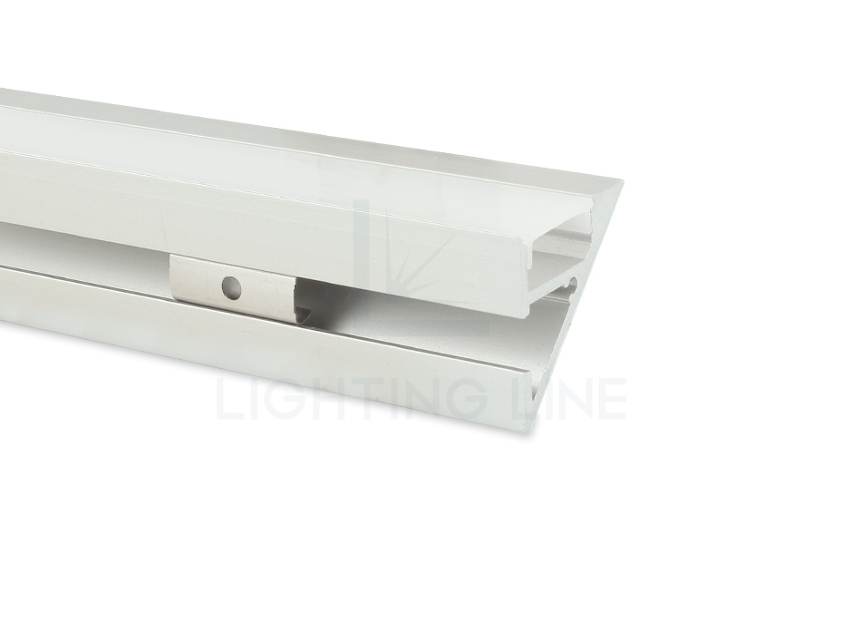 Grapa de montaje perfil en aluminio WL02-03 y SL11-01 PRM-IN04-M