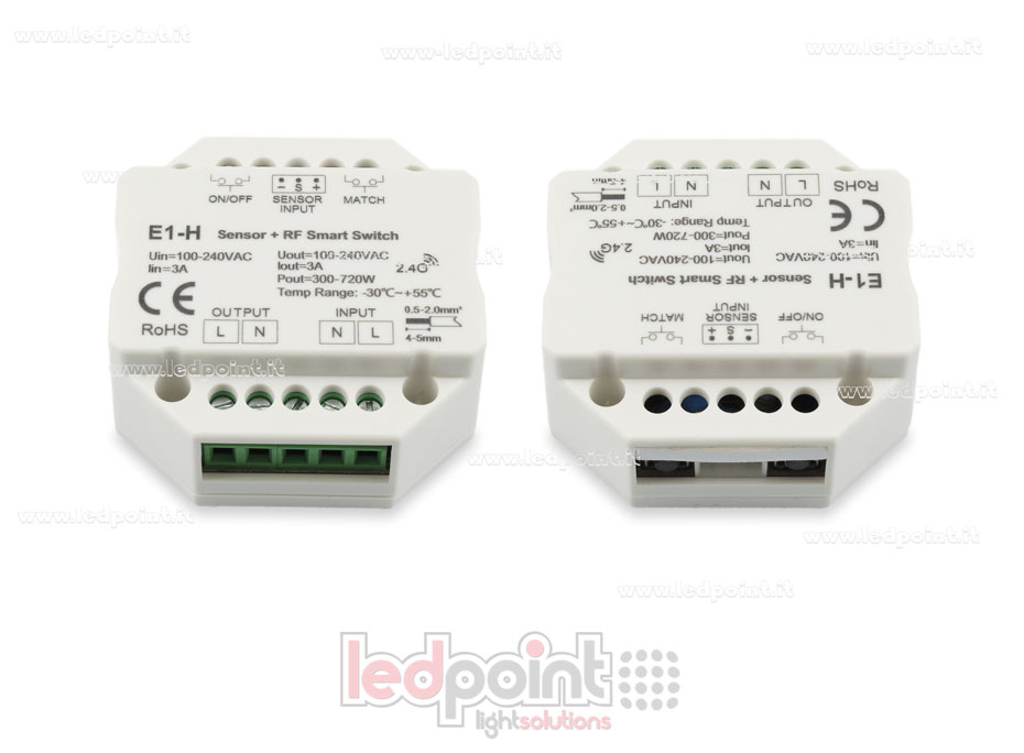 Sensor dimmer on/off monocromático para puertas 100-240VAC, 1chx3A SK-E1-H+ED(C)