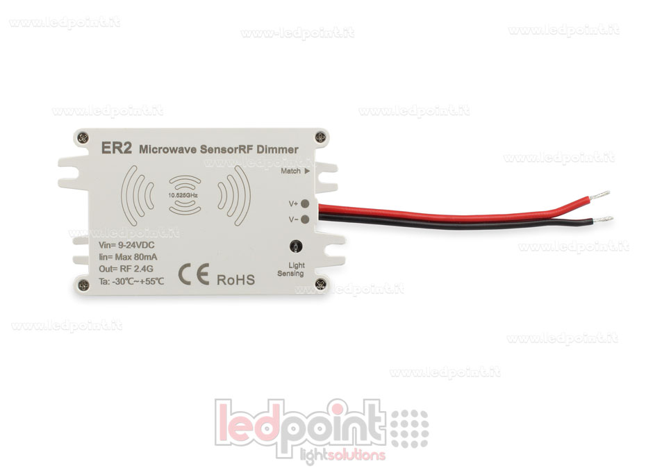 Mando a distancia y sensor de movimiento con dímer para controladores Skydance, 9-24V SK-ER2