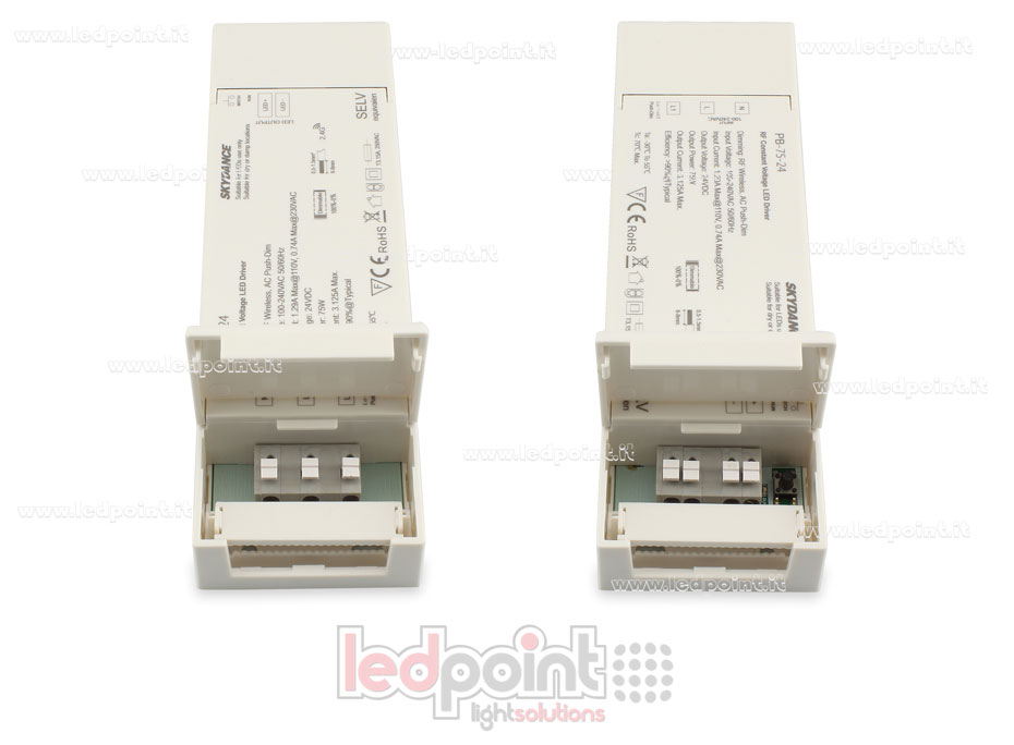 Fuente de alimentación 75W 24V  Wireless, Push-Dim SkyDance SK-PB-75-24