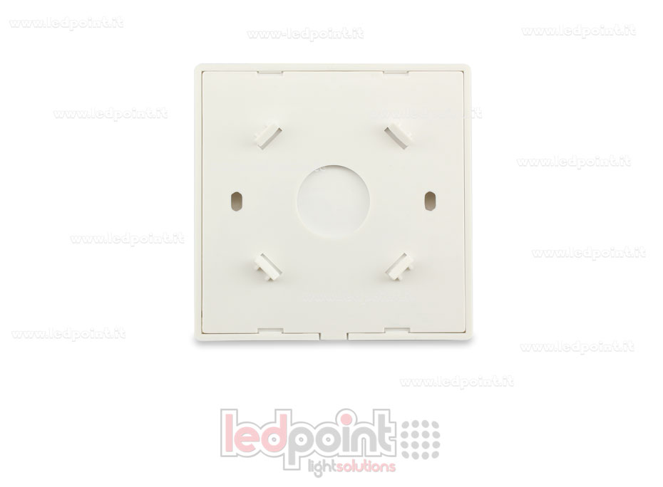 Mando de pared 86x86mm monocromático 2 zonas RF2.4G SK-PF1-2