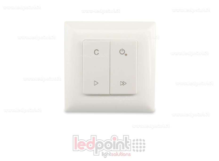Mando de pared 86x86mm RGB/RGBW RF2.4G SK-PF3