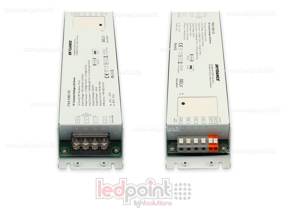 Fuente de alimentación 150W 12V Wireless Push-Dim SkyDance SK-PH-150-12 Fuente de alimentación 150W 12V Wireless Push-Dim SkyDance SK-PH-150-12