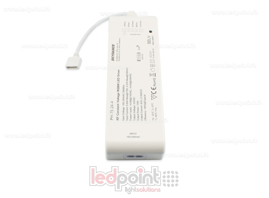 Fuente de alimentación 75W 24V, 4 canales, Wireless SkyDance SK-PH-75-24-4