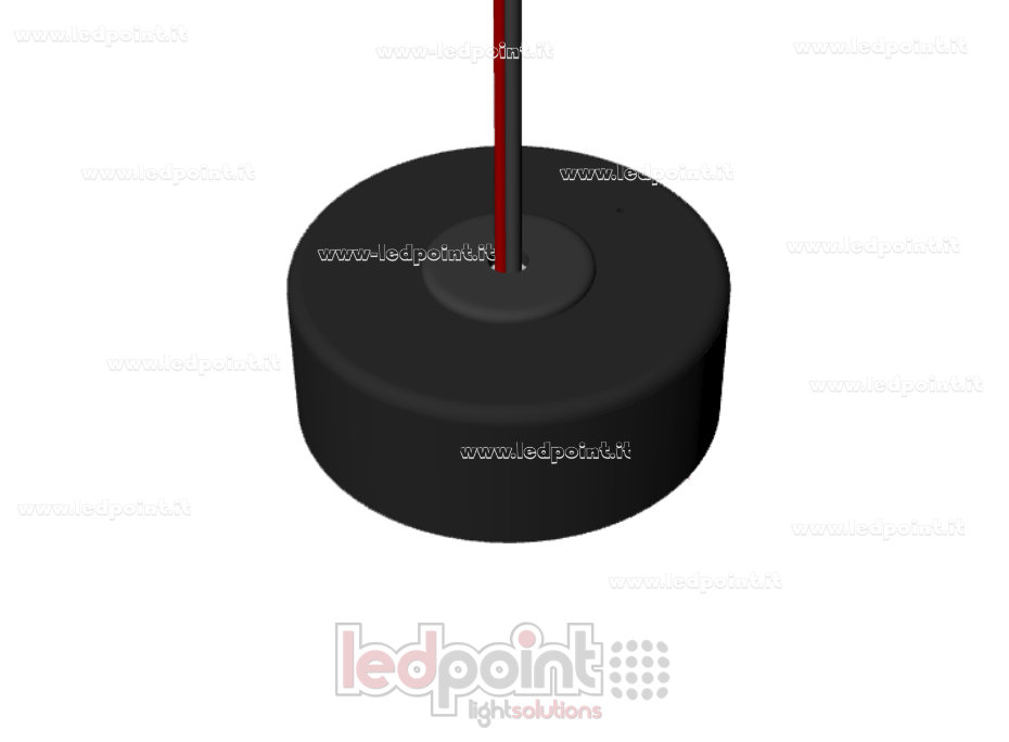 Mando a distancia de pared regulador RF negro, para interruptor de pulsador externo SK-R1-1-B(L)