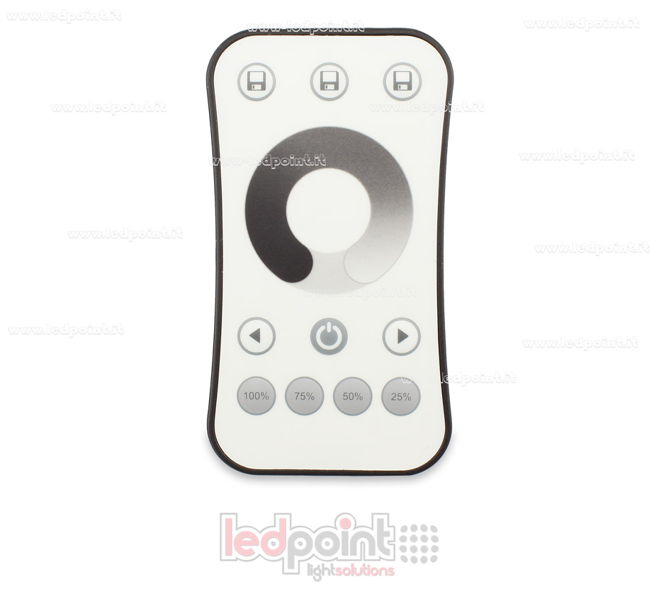 Mando a distancia monocromático 1 zona, blanco RF24.G SK-R6-1