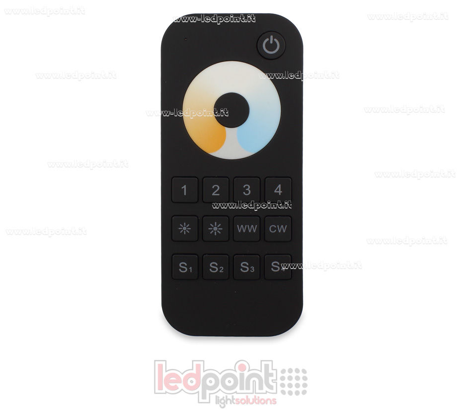 Mando a distancia CCT, 4 zonas, 4 escenas, RF2.4G SK-RT7 Mando a distancia CCT, 4 zonas, 4 escenas, RF2.4G SK-RT7