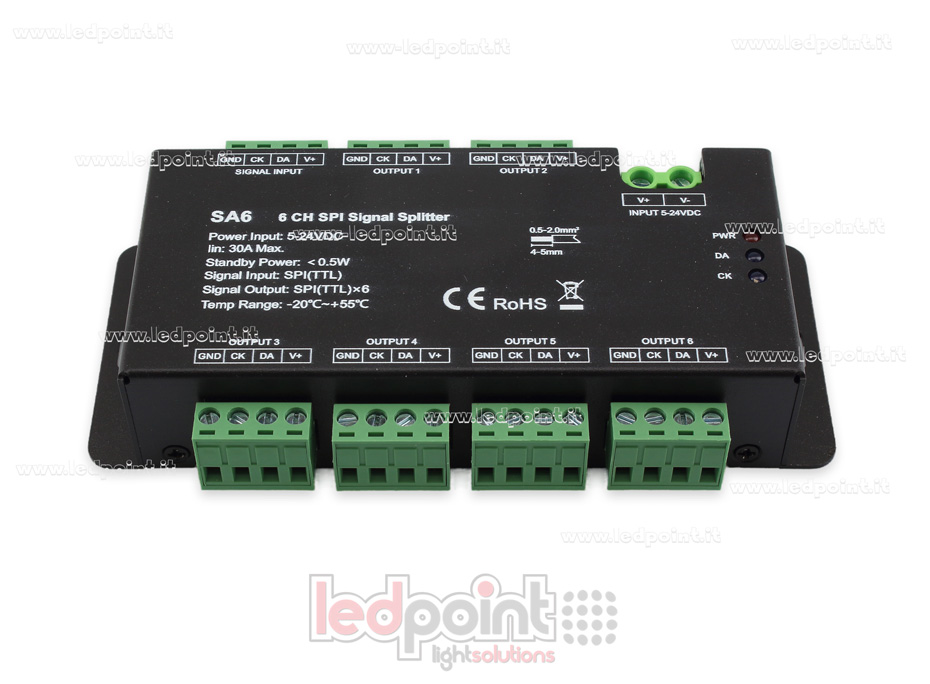 Divisor de señal SPI de 6 vías SK-SA6