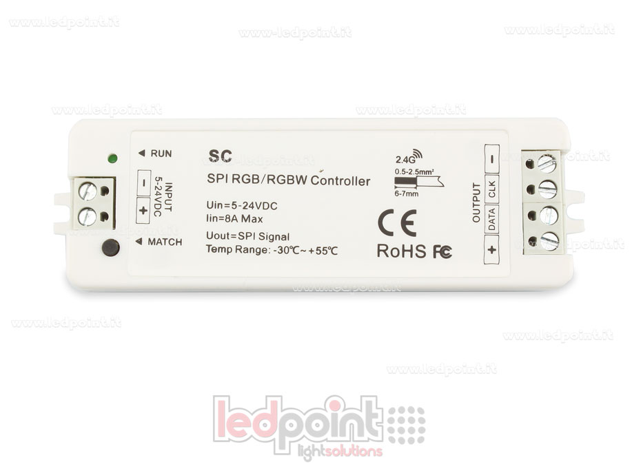 Controlador SPI, 5-24V RF 2.4G SK-SC Controlador SPI, 5-24V RF 2.4G SK-SC