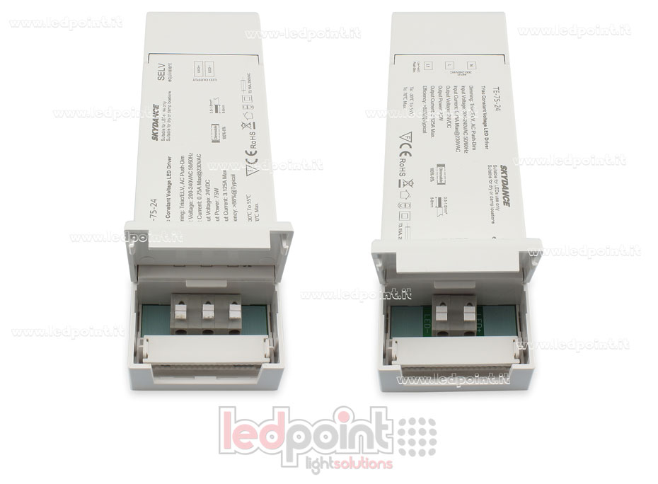 Fuente de alimentación 75W 24V CV Triac AC Push-Dim SkyDance SK-TE-75-24