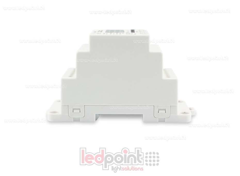Receptor controlador RGBW 12/24V, 4ch*5A, RF 2.4G para barra DIN SK-V4-D