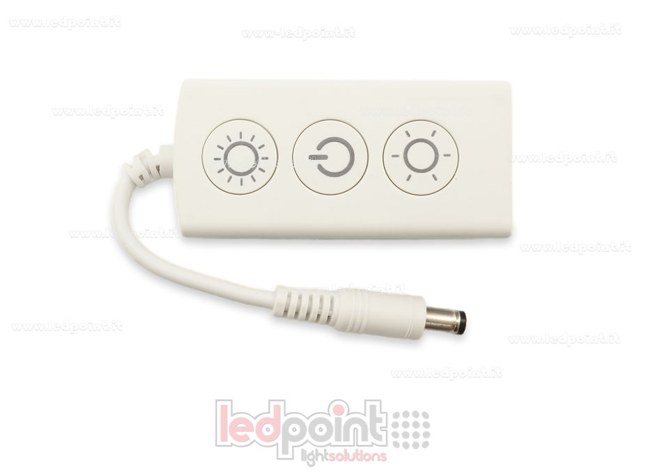 Receptor dimmer monocromático con 3 interruptores 5/24V, 1ch*5A, Wi-Fi y RF 2.4G SK-VD1(WT)