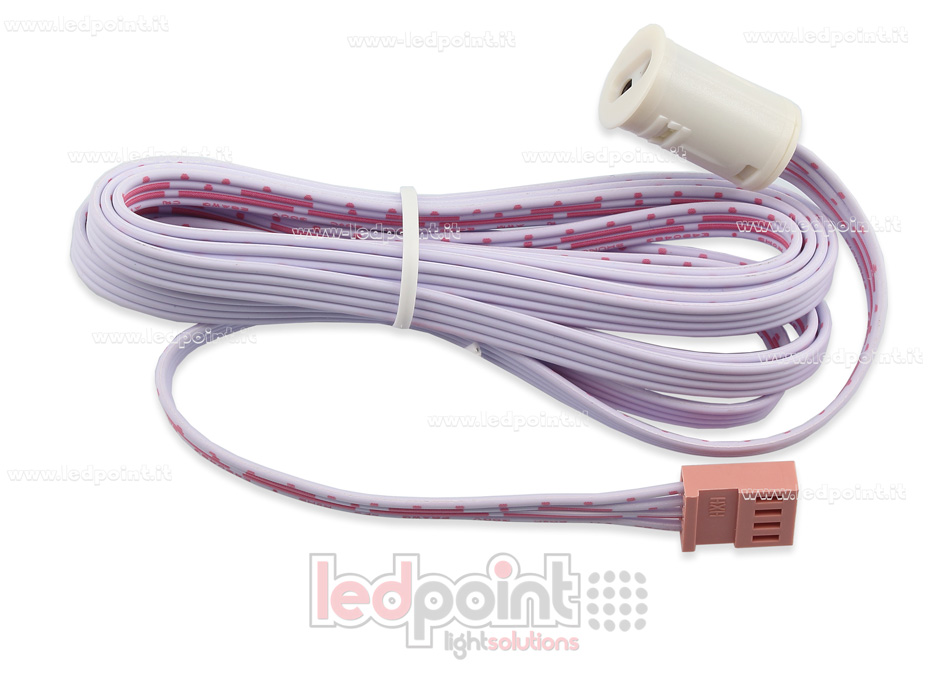 Sensor dimer infarrojo blanco para empotrar para caja de control STP-SN-REIRDM-W