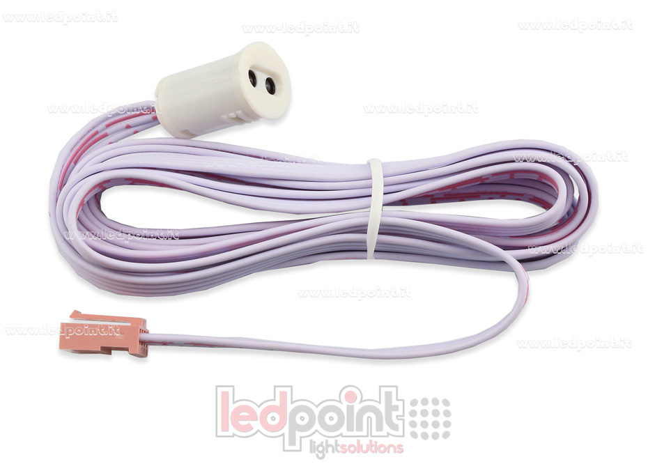 Sensor dimer infarrojo blanco para empotrar para caja de control STP-SN-REIRDM-W