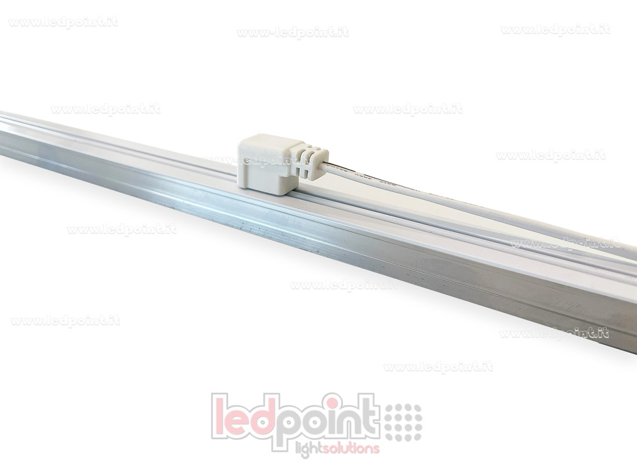 Guía electrificada para exterior, blanca, 90 cm de longitud con 1m de cable TF-03-W0.9 Guía electrificada para exterior, blanca, 90 cm de longitud con 1m de cable TF-03-W0.9