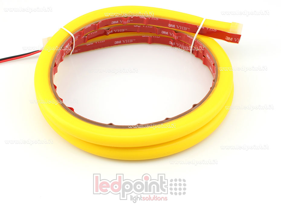 Tira de led 2835 24V IP65 465-470nm 120led/m U52-YELY-1208C2-W8