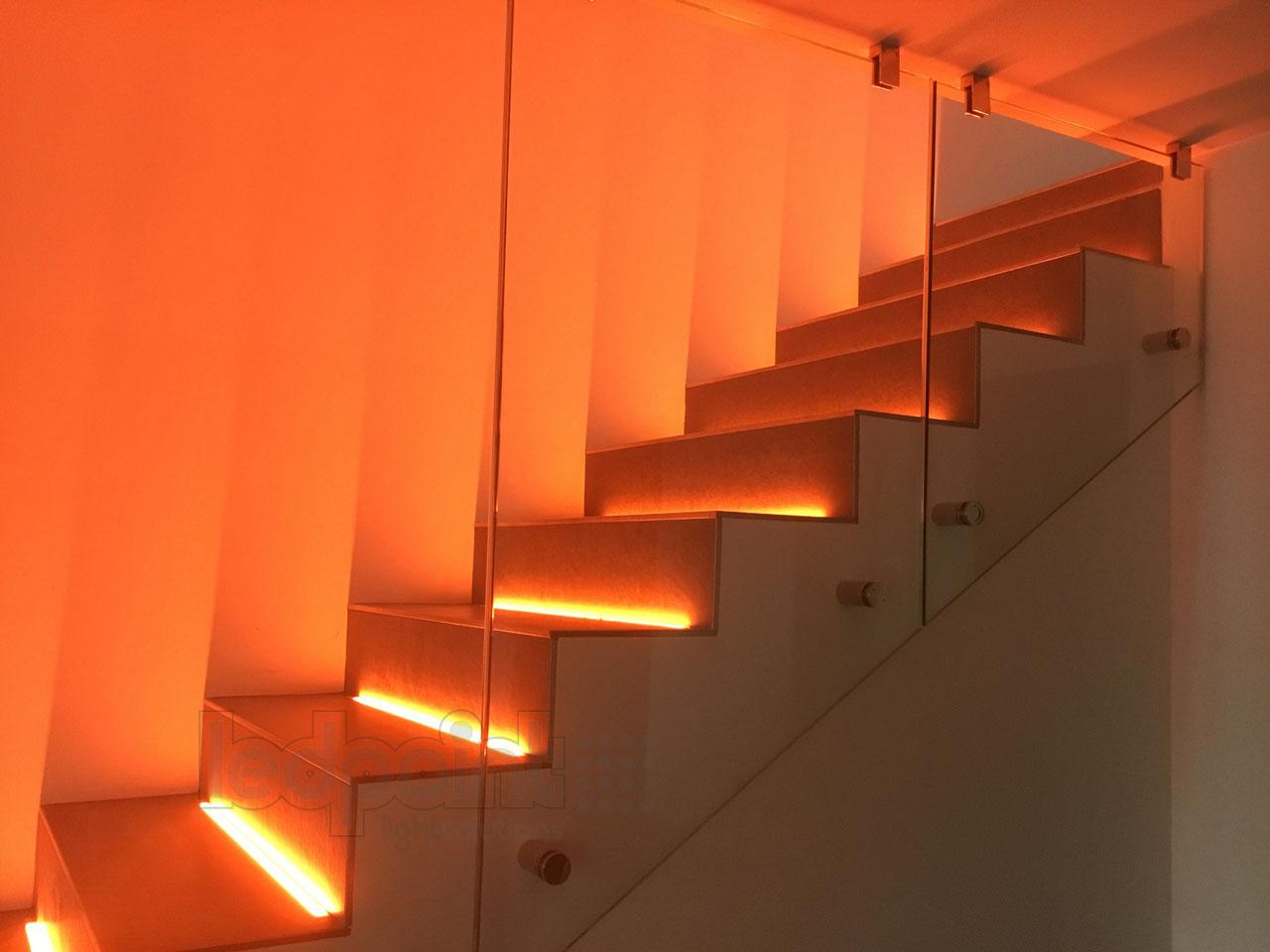 escaleras leds iluminacion 