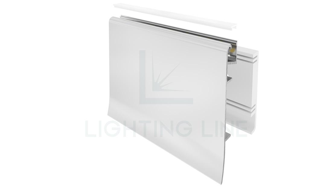 Perfil en aluminio para tiras de led PR-BB01-02-S2 Perfil en aluminio para tiras de led PR-BB01-02-S2