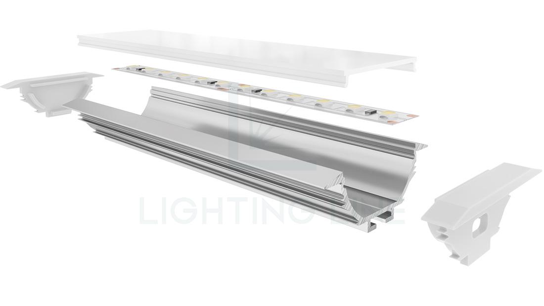 Perfil en aluminio para tiras de led PR-RE03-05-S2