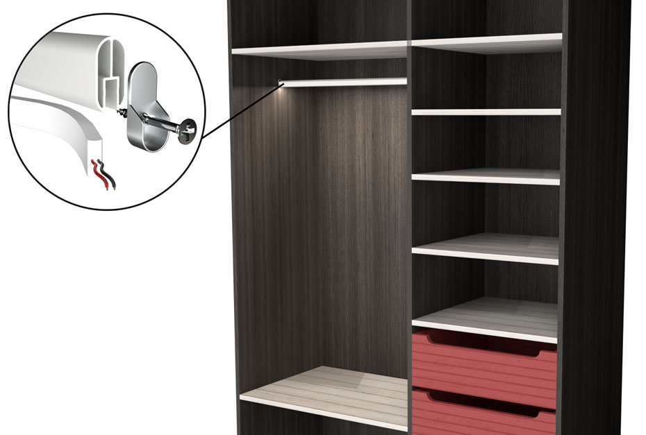 Perfil en aluminio para tiras de led PR-WB01-00-S2