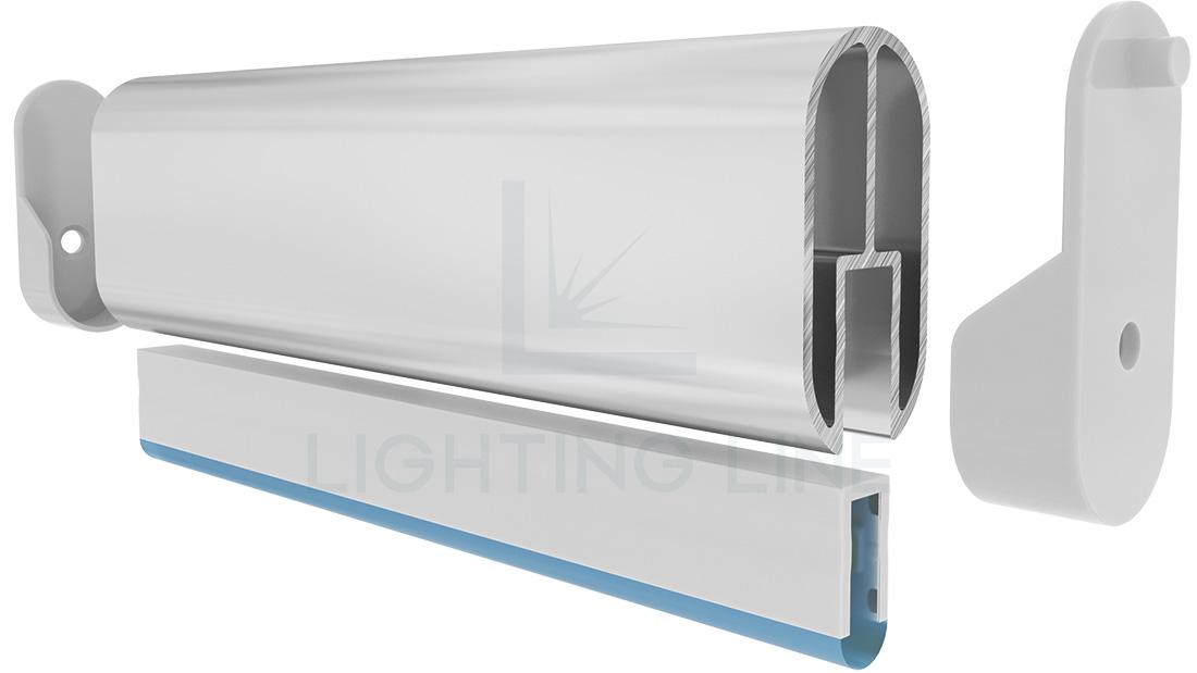 Perfil en aluminio para tiras de led PR-WB01-00-S2
