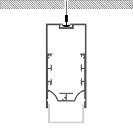 Instalación perfil en aluminio para tiras de led PR-CL01-06-W3