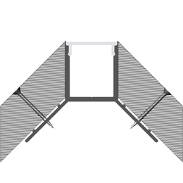 Instalación perfil en aluminio para tiras de led PR-DW03-03-S3