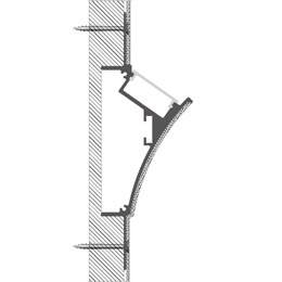 Instalación perfil en aluminio para tiras de led PR-DW09-01-W2