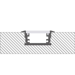 Instalación perfil en aluminio para tiras de led PR-FL03-21-S2