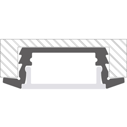 Instalación perfil en aluminio para tiras de led PR-RE01-03