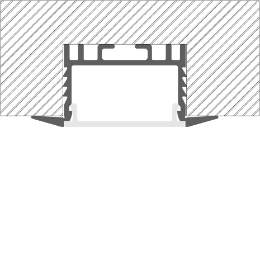 Instalación perfil en aluminio para tiras de led PR-RE05-01