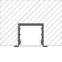 Instalación perfil en aluminio para tiras de led PR-RE11-16 Instalación perfil en aluminio para tiras de led PR-RE11-16