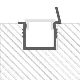 Instalación perfil en aluminio para tiras de led PR-RE12-16