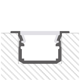 Instalación perfil en aluminio para tiras de led PR-RE14-23