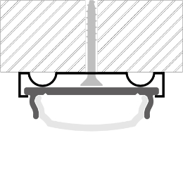 Instalación perfil en aluminio para tiras de led PR-SL04-04-S2