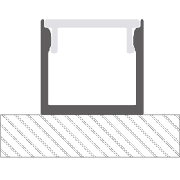 Instalación perfil en aluminio para tiras de led PR-SL14-16 Instalación perfil en aluminio para tiras de led PR-SL14-16