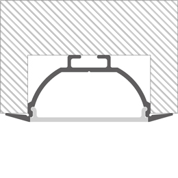Instalación perfil en aluminio para tiras de led PR-RE03-05-S2
