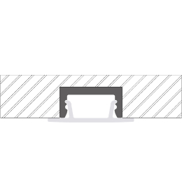 Instalación perfil en aluminio para tiras de led PR-SL13-0222-W2 Instalación perfil en aluminio para tiras de led PR-SL13-0222-W2