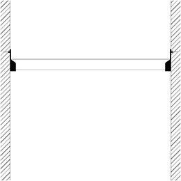Instalación perfil en aluminio para tiras de led PR-WB01-00-S2