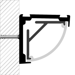 Instalación perfil en aluminio para tiras de led PR-AN03-08